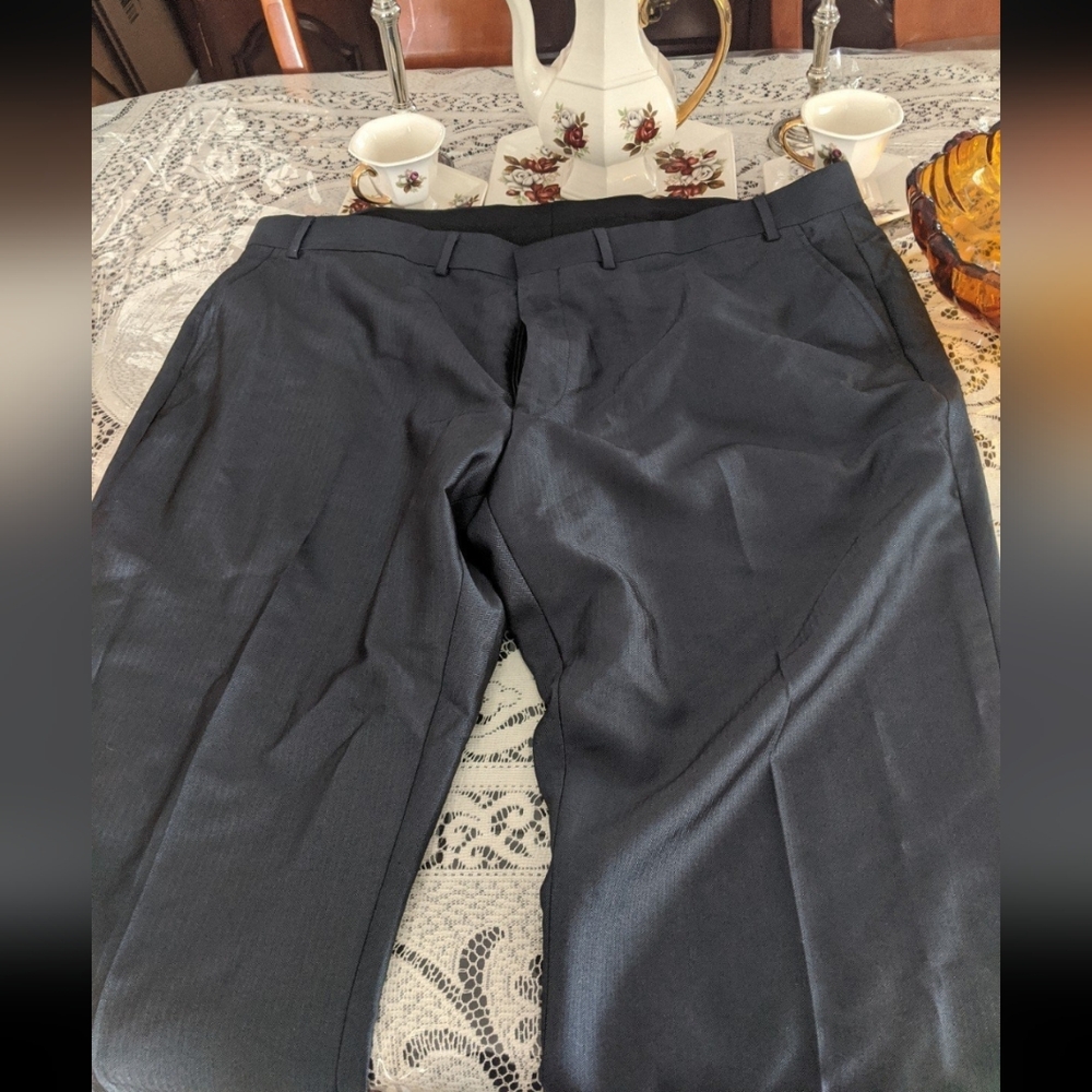 Mens Formal Dress Slacks Pants Businesscasual Preppy Geek Wedding Party Costume